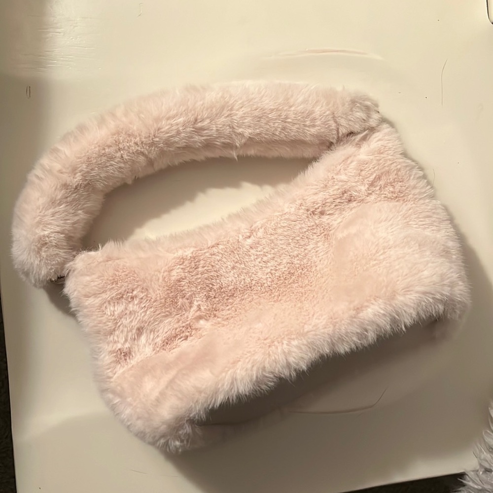 faux fur bag